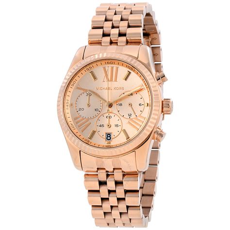 kwartshorloge mk5569 rose goudkleurig michael kors|Michael Kors Lexington MK5569 Watch .